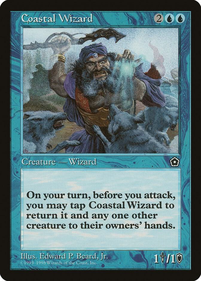 Coastal Wizard card from Portal Second Age