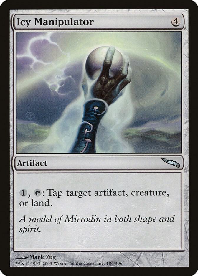 Icy Manipulator 186 card from Mirrodin