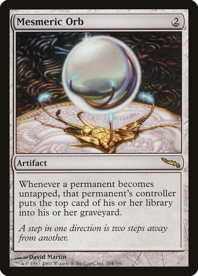 Mesmeric Orb 204 card from Mirrodin