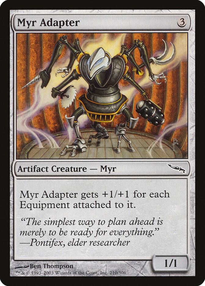 Myr Adapter 210 card from Mirrodin