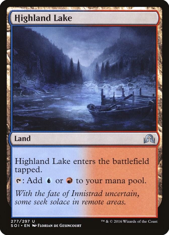 Highland Lake 277 card from Shadows over Innistrad