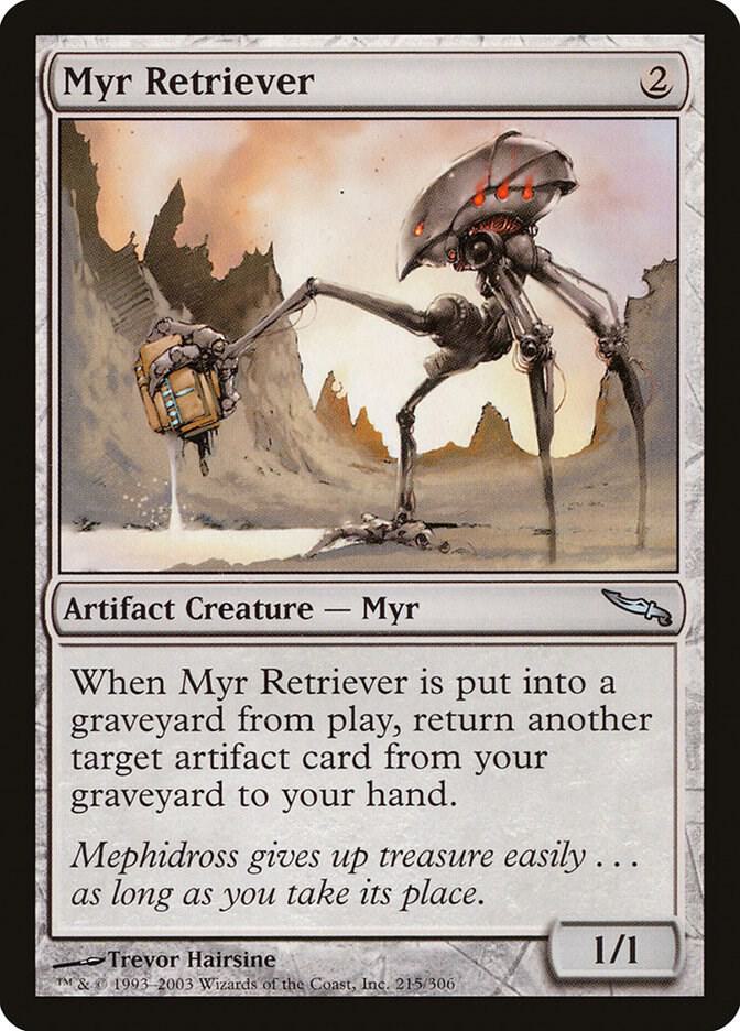 Myr Retriever 215 card from Mirrodin