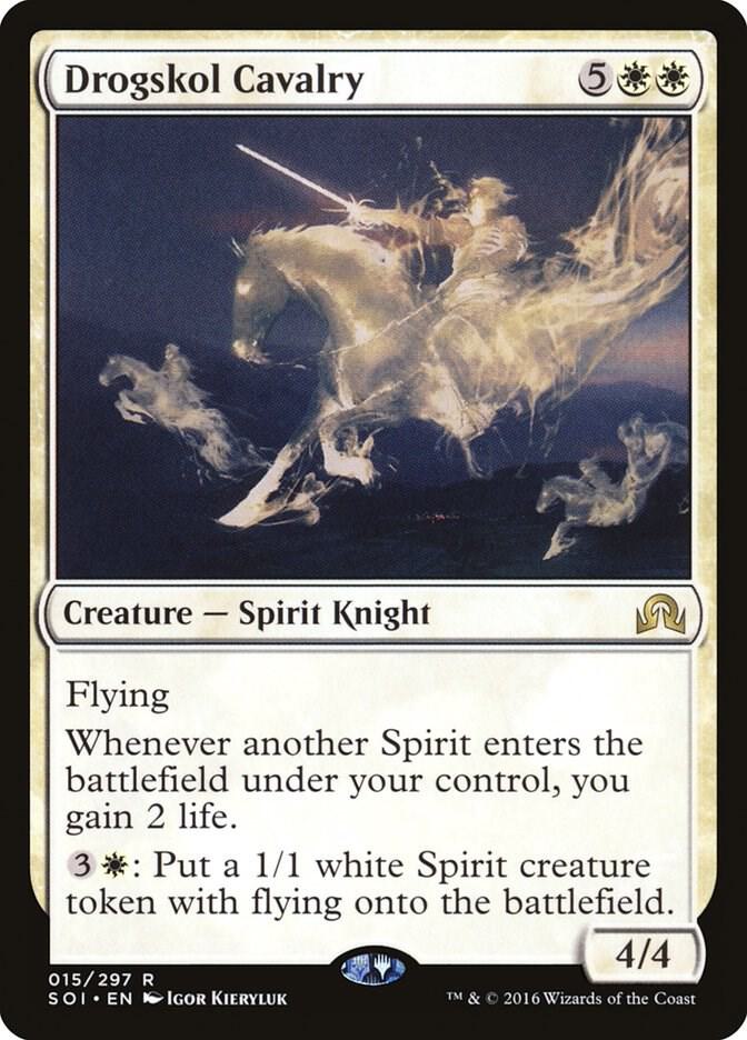 Drogskol Cavalry 15 card from Shadows over Innistrad