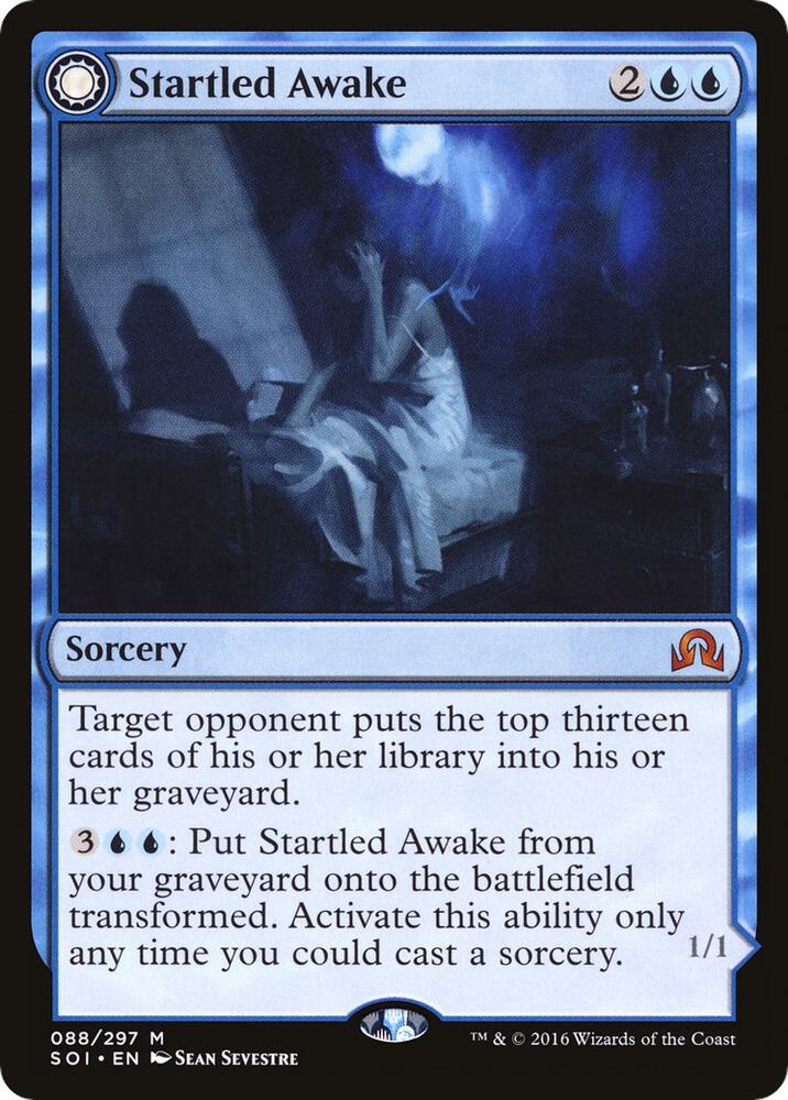 Startled Awake 88 card from Shadows over Innistrad