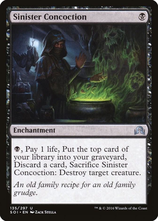 Sinister Concoction 135 card from Shadows over Innistrad