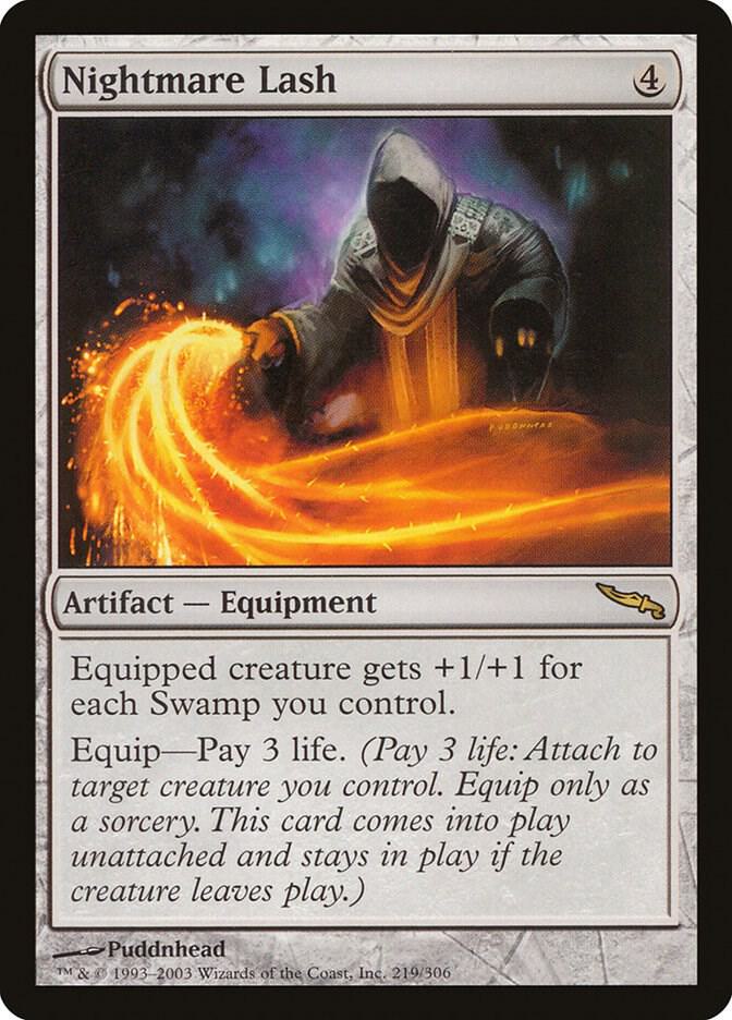Nightmare Lash 219 card from Mirrodin