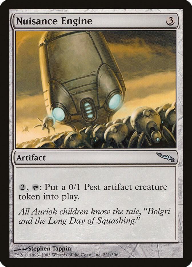 Nuisance Engine 221 card from Mirrodin