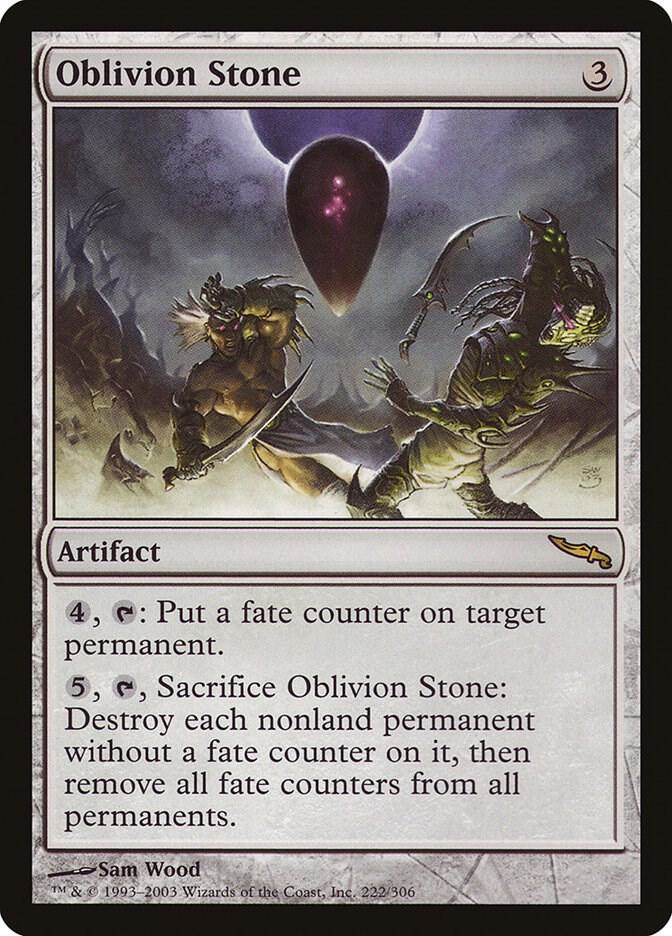 Oblivion Stone 222 card from Mirrodin