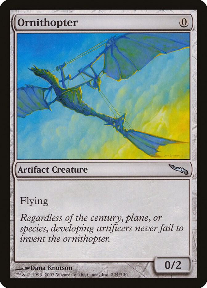 Ornithopter 224 card from Mirrodin