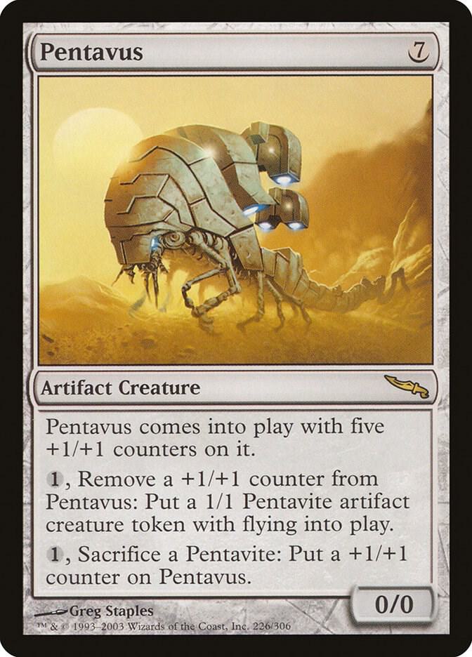 Pentavus 226 card from Mirrodin
