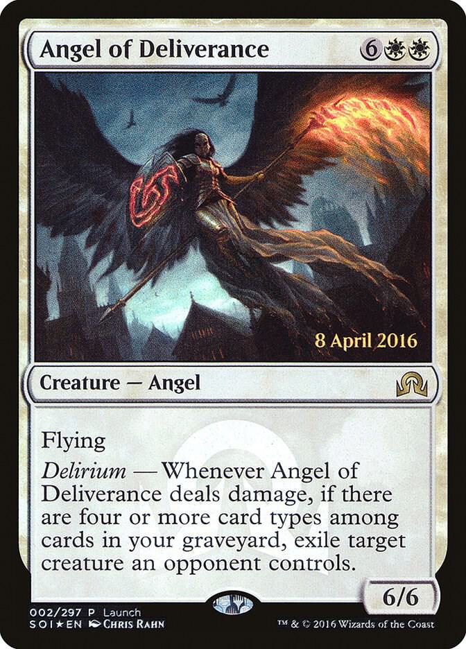 Angel of Deliverance 2 card from Launch Party & Release Event Promos