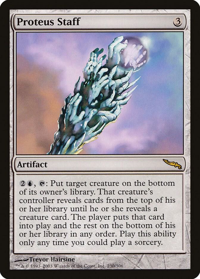 Proteus Staff 230 card from Mirrodin
