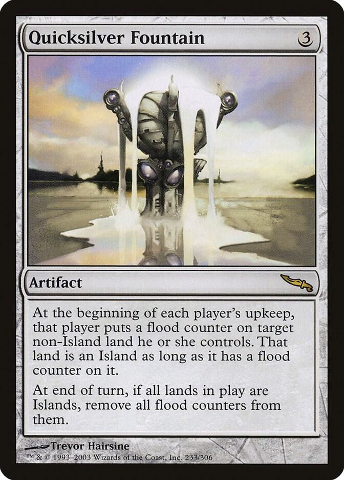 Quicksilver Fountain 233 card from Mirrodin
