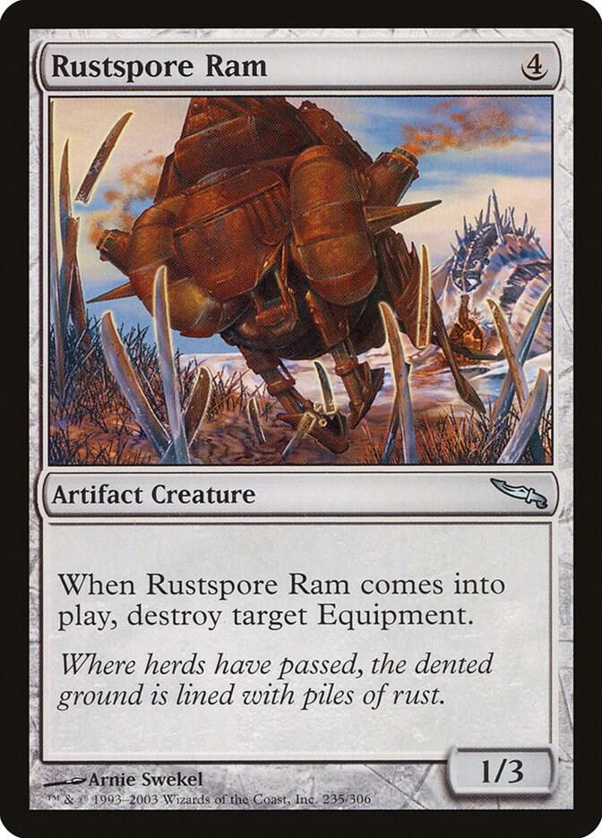 Rustspore Ram 235 card from Mirrodin
