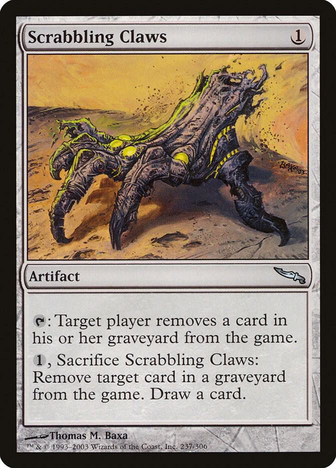 Scrabbling Claws 237 card from Mirrodin