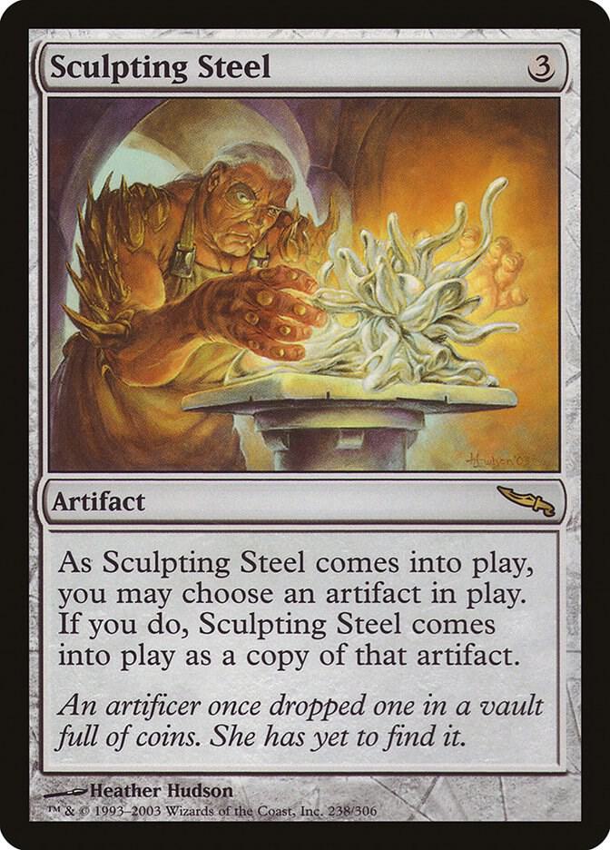 Sculpting Steel 238 card from Mirrodin