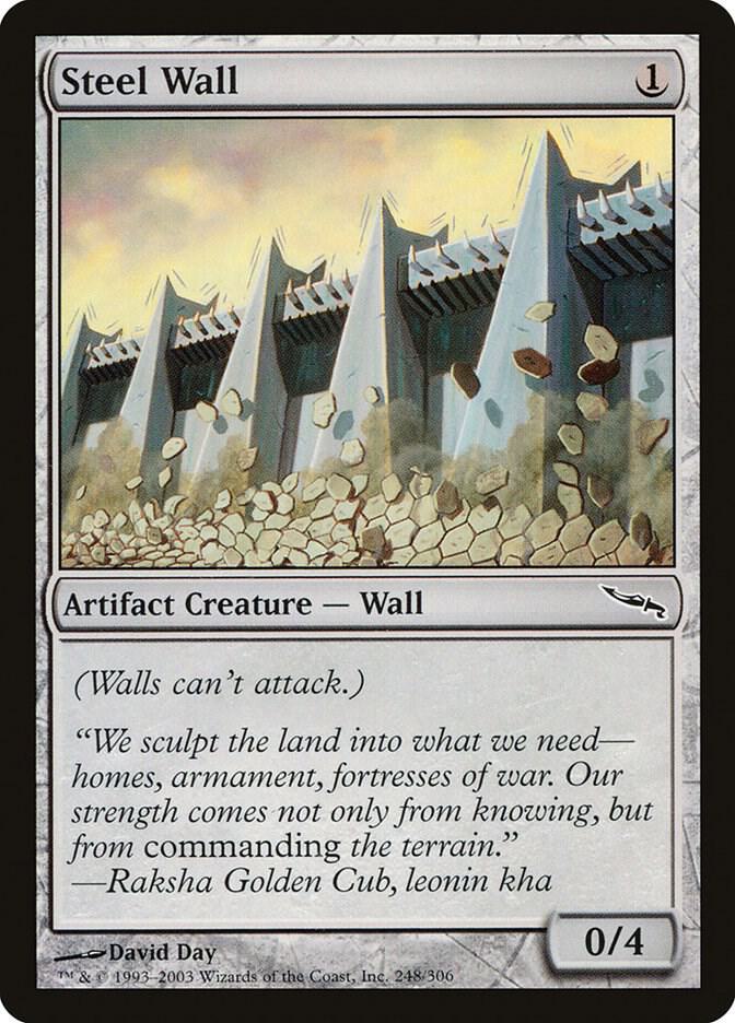 Steel Wall 248 card from Mirrodin