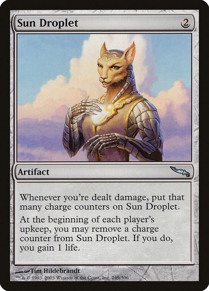 Sun Droplet 249 card from Mirrodin