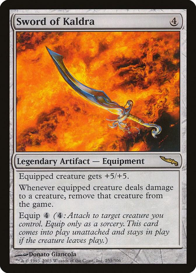 Sword of Kaldra 251 card from Mirrodin