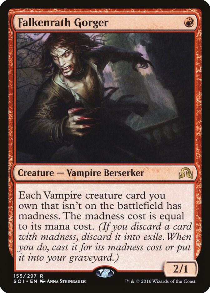 Falkenrath Gorger 155 card from Shadows over Innistrad