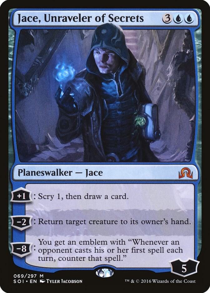 Jace, Unraveler of Secrets 69 card from Shadows over Innistrad