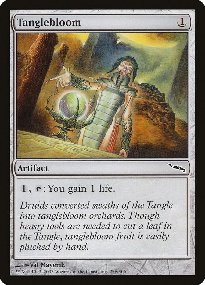 Tanglebloom 258 card from Mirrodin