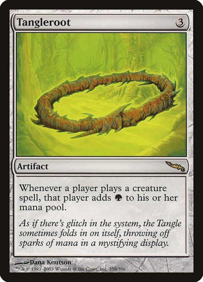Tangleroot 259 card from Mirrodin