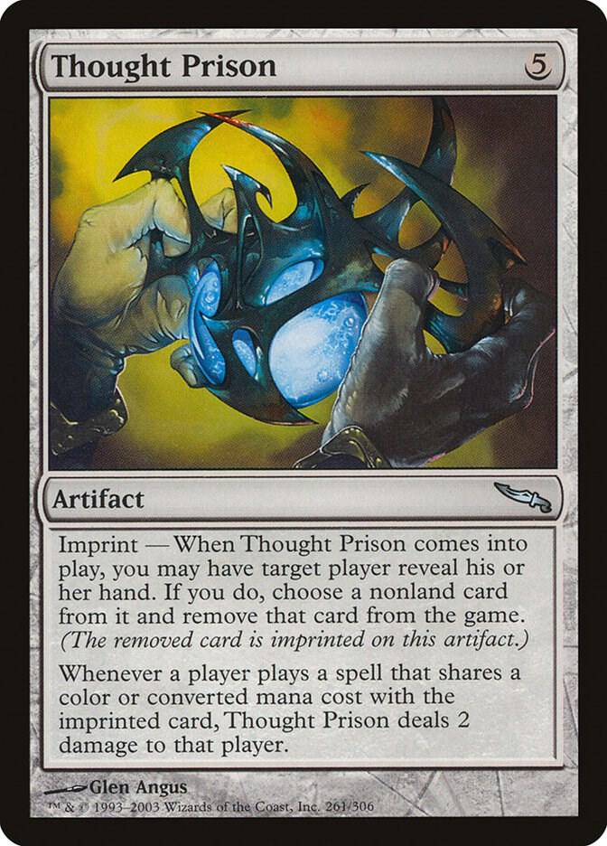 Thought Prison 261 card from Mirrodin