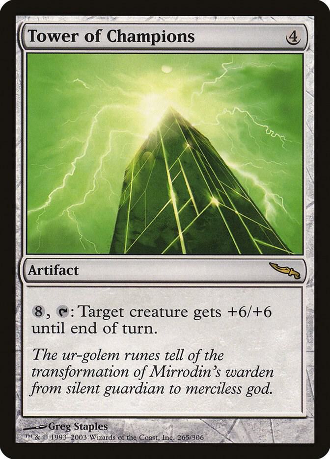 Tower of Champions 265 card from Mirrodin