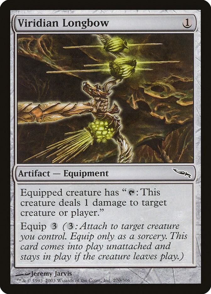 Viridian Longbow 270 card from Mirrodin