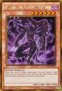 Angmarl the Fiendish Monarch PGL3-EN001 card from Premium Gold: Infinite Gold