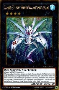 Number 37: Hope Woven Dragon Spider Shark PGL3-EN007 card from Premium Gold: Infinite Gold