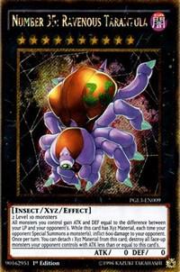 Number 35: Ravenous Tarantula PGL3-EN009 card from Premium Gold: Infinite Gold