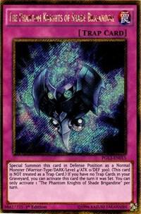 The Phantom Knights of Shade Brigandine PGL3-EN015 card from Premium Gold: Infinite Gold