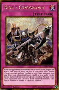 King's Consonance PGL3-EN019 card from Premium Gold: Infinite Gold