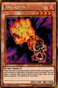 Fire Hand PGL3-EN022 card from Premium Gold: Infinite Gold