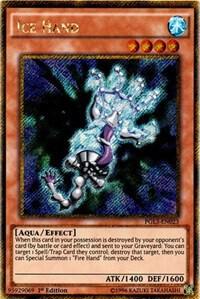 Ice Hand PGL3-EN023 card from Premium Gold: Infinite Gold