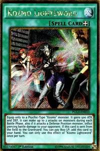 Kozmo Lightsword PGL3-EN033 card from Premium Gold: Infinite Gold