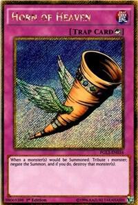Horn of Heaven PGL3-EN034 card from Premium Gold: Infinite Gold