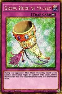Grand Horn of Heaven PGL3-EN040 card from Premium Gold: Infinite Gold