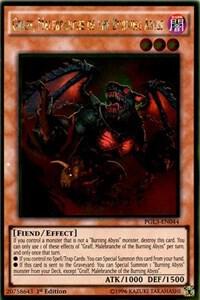Graff, Malebranche of the Burning Abyss PGL3-EN044 card from Premium Gold: Infinite Gold
