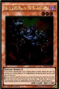 Cir, Malebranche of the Burning Abyss PGL3-EN045 card from Premium Gold: Infinite Gold