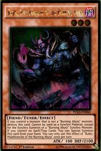 Rubic, Malebranche of the Burning Abyss PGL3-EN046 card from Premium Gold: Infinite Gold