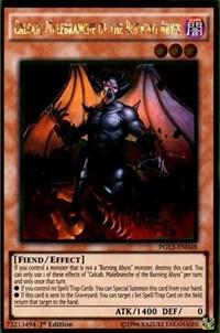 Calcab, Malebranche of the Burning Abyss PGL3-EN048 card from Premium Gold: Infinite Gold