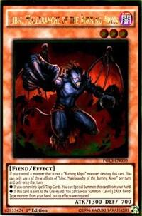 Libic, Malebranche of the Burning Abyss PGL3-EN050 card from Premium Gold: Infinite Gold
