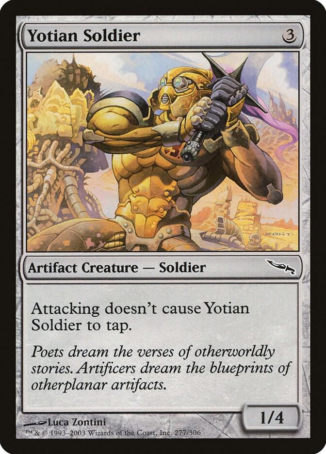 Yotian Soldier 277 card from Mirrodin