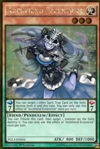 Archfiend Eccentrick PGL3-EN056 card from Premium Gold: Infinite Gold