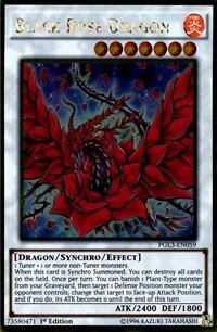 Black Rose Dragon PGL3-EN059 card from Premium Gold: Infinite Gold