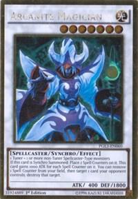 Arcanite Magician PGL3-EN060 card from Premium Gold: Infinite Gold