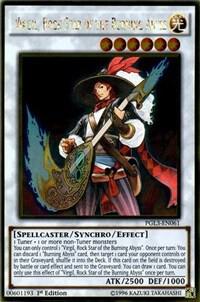 Virgil, Rock Star of the Burning Abyss PGL3-EN061 card from Premium Gold: Infinite Gold